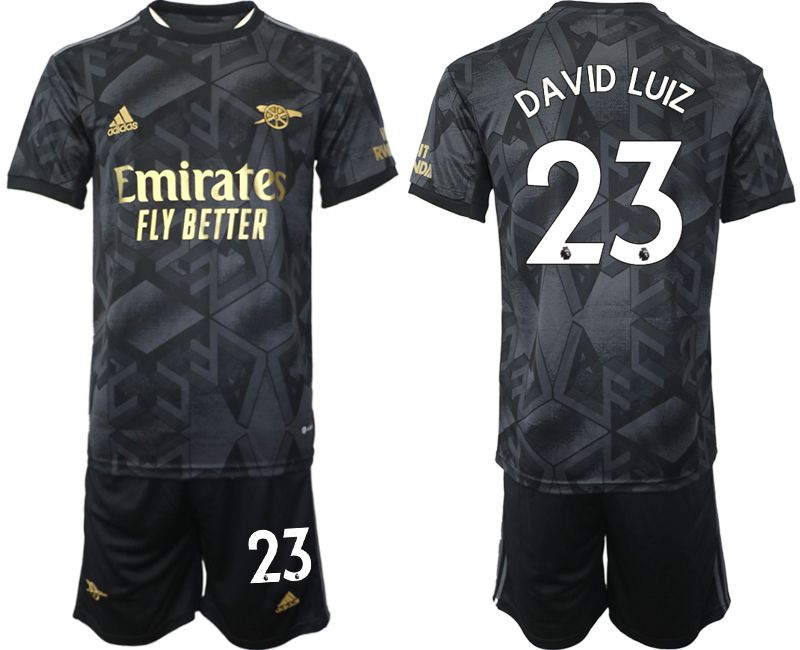 Men 2022-2023 Club Arsenal away black #23 Soccer Jersey->arsenal jersey->Soccer Club Jersey